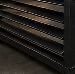 Steel Louver 45 derece panjur lameller, yakın çekim